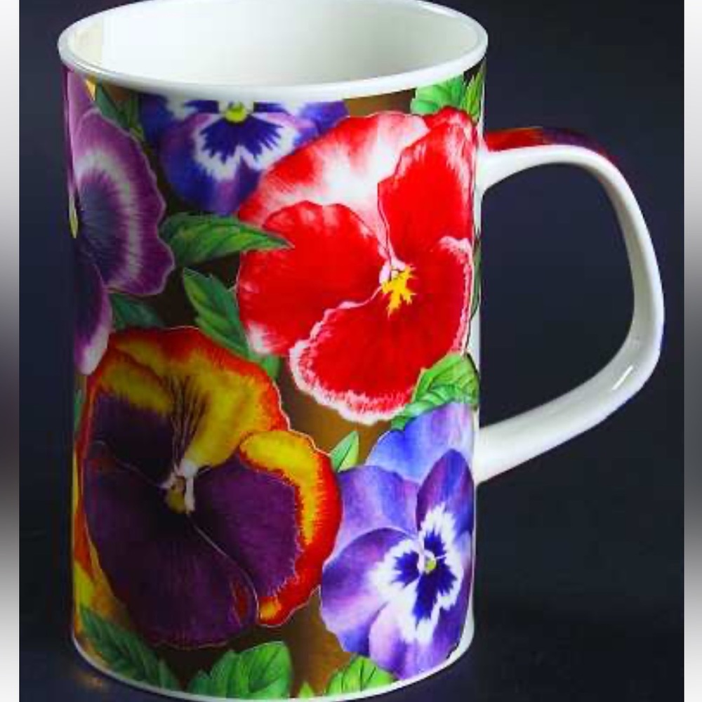 Hampton by Dunoon Pansy mug